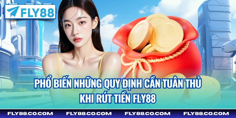 Phổ biến những quy định cần tuân thủ khi rút tiền Fly88